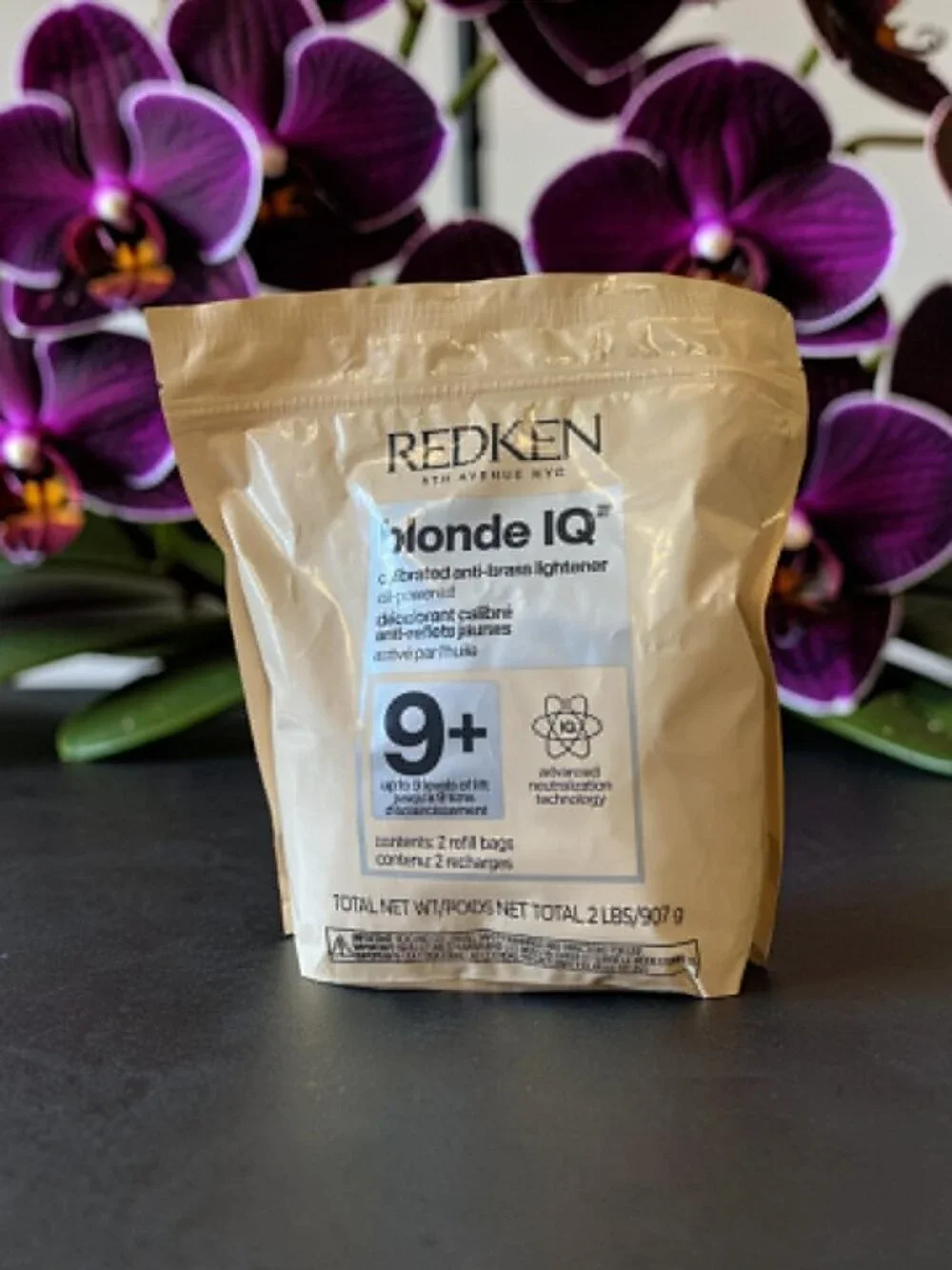 Redken Blonde IQ Calibrated Anti-Brass Lightner Oil Power Up to 9 Level 2 LBS